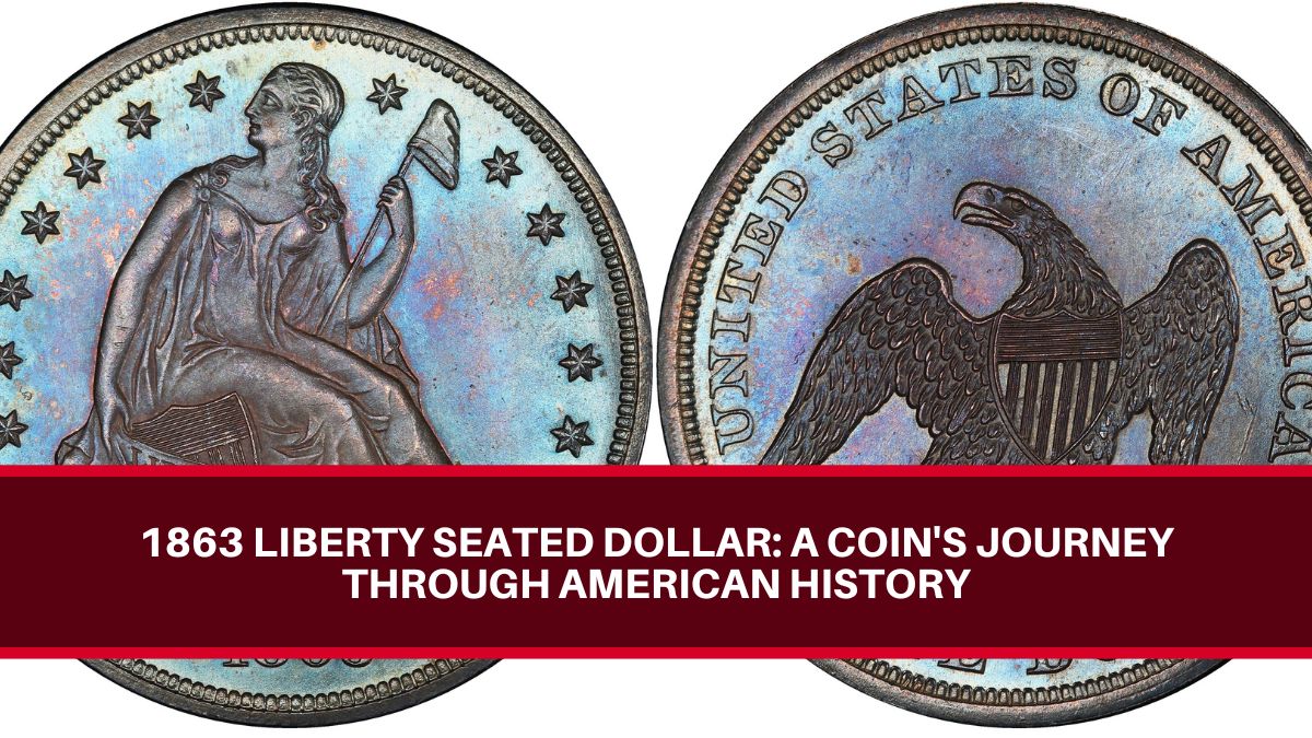 1863 Liberty Seated Dollar