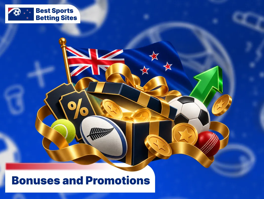 Sports betting bonuses and promotions include welcome offers and ongoing promotional deals.